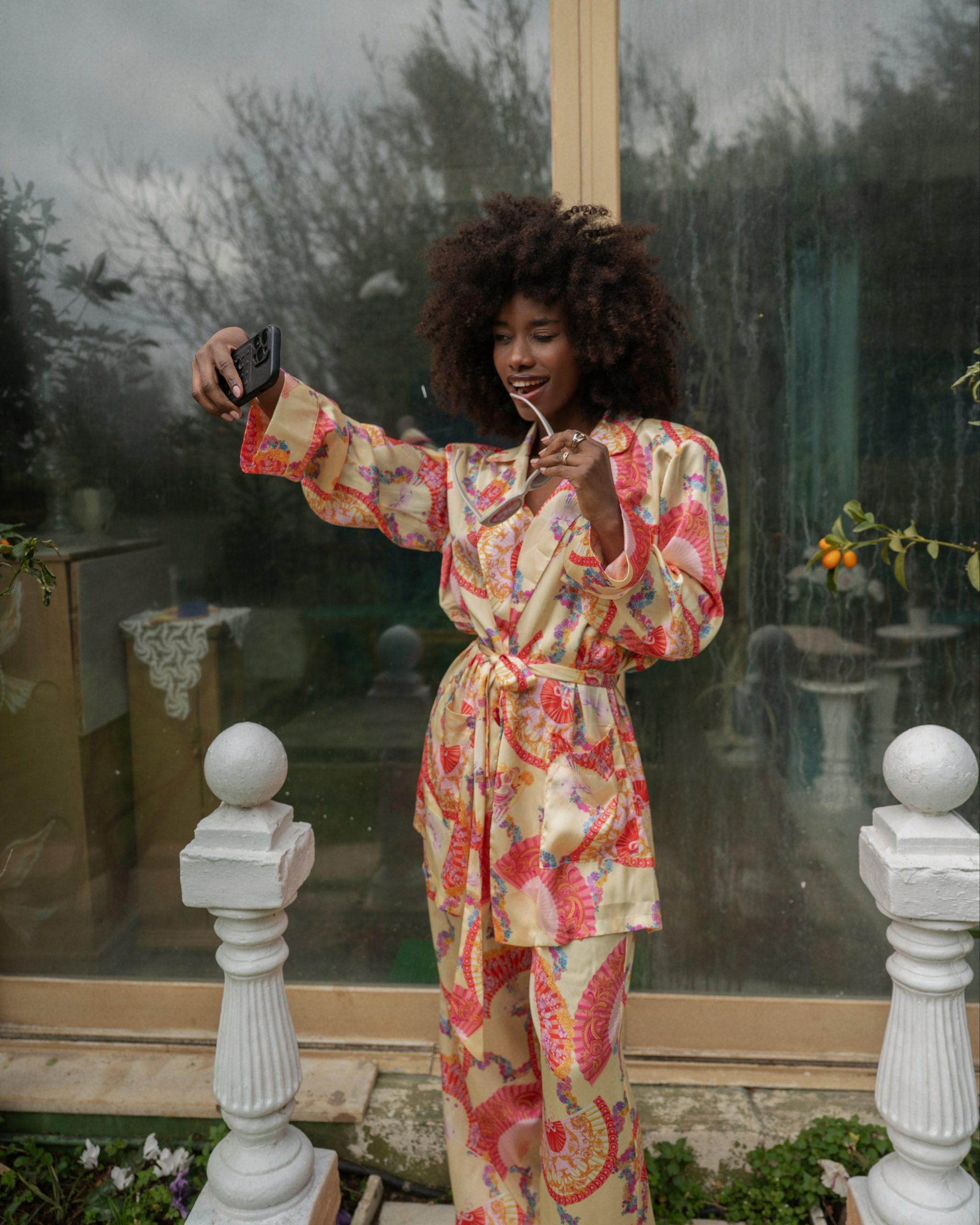 94F94295-6206-4BB0-9755-101D0EE4F6DA-scaled Goldray yellow satin co-ord set - Image 1