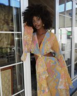 Dawnlight cut out maxi dress