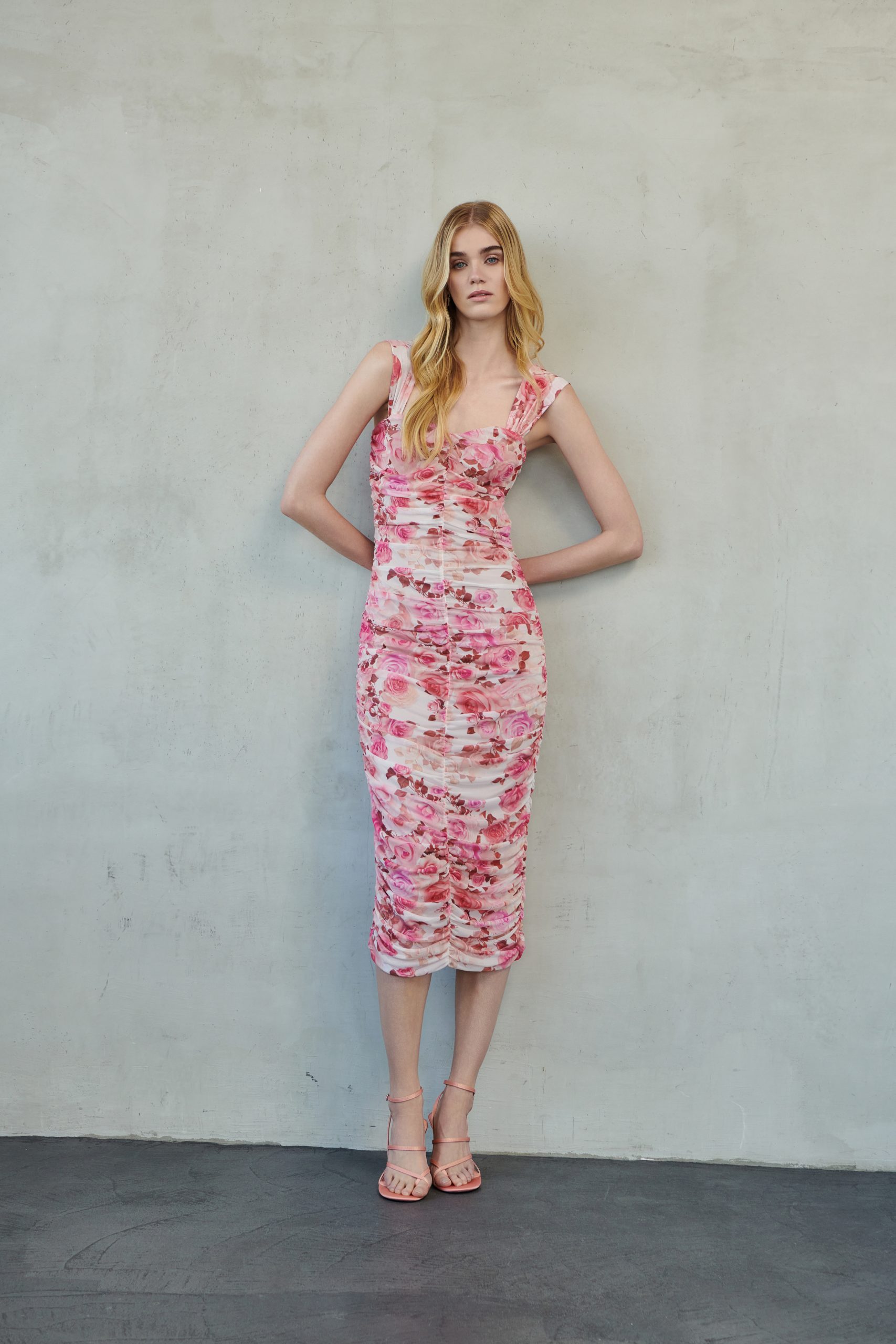 _DSC2924 Felinia Midi Mesh Dress - Image 1