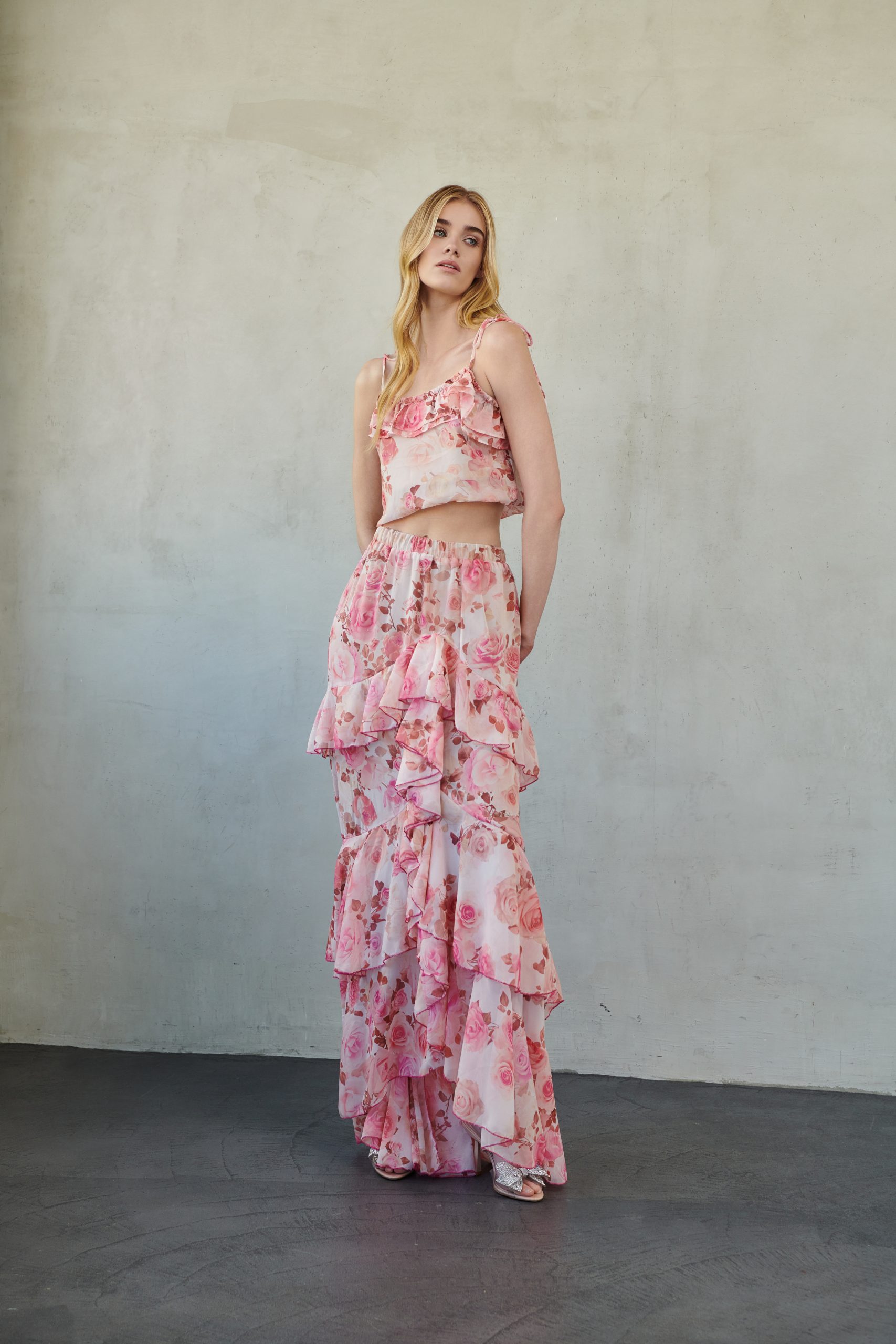 _DSC2970 Felinia Maxi Ruffle Skirt - Image 1