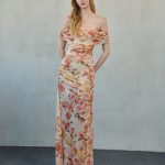 Sorelle Maxi Mesh Dress