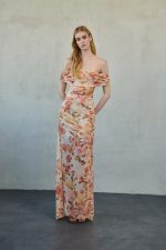 Sorelle Maxi Mesh Dress