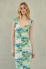 Zayel Midi Mesh Dress - Image 3