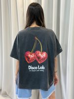 Cherries T-Shirt Black - Image 2