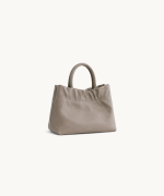 Nefeli mini bag taupe suede