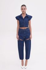 Rosalia Vest Mid Blue - Image 2