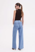 Alaia wide leg Mid blue / Light blue - Image 2