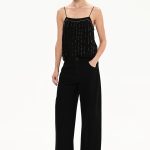 Beth Cropped Black