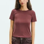Eva T-Shirt Brown