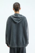 Stella Zip Hoodie Stone Black - Image 3