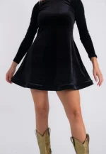 Muse Velvet Dress - Image 2