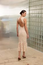 Regina Lace Midi Dress - Image 3